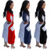 color matching shirt long pocket dress Nihaostyles wholesale clothing vendor NSSJW74290