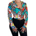 impressionist geometric letters elements jacket Nihaostyles wholesale clothing vendor NSGLS74313