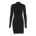 Knotted hole dress nihaostyles clothing wholesale NSXPF74350