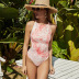 printing strapless belly bikini swimsuit Nihaostyles wholesale clothing vendor NSLM74426