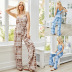 sexy backless stretch hanging wide loose print wide-leg jumpsuit Nihaostyles wholesale clothing vendor NSLM74439