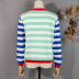 New Striped Contrast Color Knitted V-Neck Loose Cardigan NSYID74938