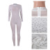 women s Slim Rhinestone Zipper jumpsuit nihaostyles clothing wholesale NSWNY74465