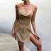 sexy halter lace-up dress Nihaostyles wholesale clothing vendor NSXPF74547