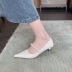 shallow pointed toe low-heeled pearl shoes Nihaostyles wholesale clothing vendor NSCA74625