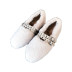 flat bottom fluffy double belted shoes Nihaostyles wholesale clothing vendor NSCA74665