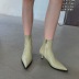 elastic zipper pointed toe short boots Nihaostyles wholesale clothing vendor NSCA74667