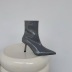 pointed patent leather high-heeled short boots Nihaostyles wholesale clothing vendor NSCA74669