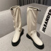 white high-tube fold pile boots Nihaostyles wholesale clothing vendor NSCA74670