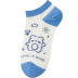 multicolor cartoon bear combed cotton short women s socks 5-pairs NSASW74700