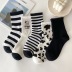 solid color striped and spotted socks 10 pairs NSASW74714