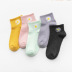 10 pares de calcetines absorbentes de sudor con flores para mujer NSASW74719
