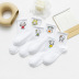 women s combed cotton cartoon socks 6 pairs NSASW74724