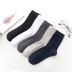 solid color sweat-absorbent combed cotton 5-pairs NSASW74726