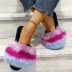 color wool thick bottom cotton slippers Nihaostyles wholesale clothing vendor NSKJX74762