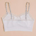 lace stitching V-neck folds ultra-short lace sling camisole Nihaostyles wholesale clothing vendor NSGMY74776
