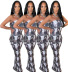 women s avatar printed chest-wrapped dress nihaostyles clothing wholesale NSOML74802