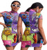 women s printed slim dress nihaostyles clothing wholesale NSOML74805