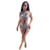 women s strap vest and skirt set two-piece nihaostyles clothing wholesale NSOML74813