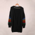 hit color lantern sleeve knit cardigan Nihaostyles wholesale clothing vendor NSSI74819