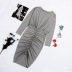 folds irregular hem dress Nihaostyles wholesale clothing vendor NSSI74827