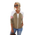 contrast color pocket jacket Nihaostyles wholesale clothing vendor NSSI74834