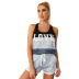 letters printed casual shorts set Nihaostyles wholesale clothing vendor NSSI74840