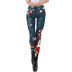 women s print stretch leggings nihaostyles clothing wholesale NSNDB71130