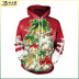 Christmas bells digital printing long-sleeved hoodie nihaostyles clothing wholesale NSNDB71139