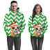 Christmas digital printing casual pullover hoodie nihaostyles clothing wholesale NSNDB71144