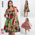 women s African style ethnic digital printing dress nihaostyles clothing wholesale NSMDF71158