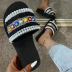 female sequined pearl Ethnic style slippers nihaostyles clothing wholesale NSKJX71198
