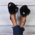 female imitation fox fur flip-flop nihaostyles clothing wholesale NSKJX71202