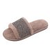 ladies non-slip hairy warmth slippers nihaostyles clothing wholesale NSKJX71210