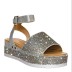 Sandalias de plataforma con hebilla de diamante de color de diamantes de imitación vendedor de ropa al por mayor de Nihaostyles NSYBJ71222