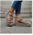 snake pattern color matching metal chain sandals Nihaostyles wholesale clothing vendor NSYBJ71249