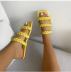 solid color flat sandals Nihaostyles wholesale clothing vendor NSYBJ71258
