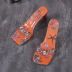 retro chain high-heeled round toe sandals Nihaostyles wholesale clothing vendor NSYBJ71261