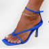 square toe high heels sandals Nihaostyles wholesale clothing vendor NSYBJ71266