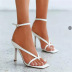 square toe high heels sandals Nihaostyles wholesale clothing vendor NSYBJ71266