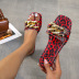 metal chain square toe flat sandals Nihaostyles wholesale clothing vendor NSYBJ71284