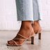 fashion high-heeled buckle sandals Nihaostyles wholesale clothing vendor NSYBJ71287