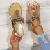 fashion solid color thong sandals Nihaostyles wholesale clothing vendor NSYBJ71293