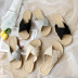 Women s Cross Belt Flat Beach Slippers nihaostyles clothing wholesale NSCRX71307