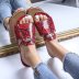 women s metal buckle flat slippers nihaostyles clothing wholesale NSCRX71308