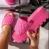 solid color thick sandals Nihaostyles wholesale clothing vendor NSCRX71312