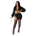 women s solid color slit strap short skirt suit nihaostyles clothing wholesale NSXPF71376