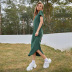 irregular hem mid-length dress wholesale women clothing Nihaostyles NSYSQ71441
