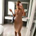 hollow split I-shaped sleeveless dress wholesale women clothing Nihaostyles NSYSQ71448