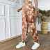 chrysanthemum print loose elastic elastic trousers wholesale women clothing Nihaostyles NSYSQ71458